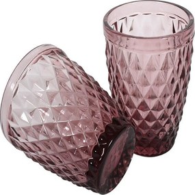 Γυάλινα Ποτήρια Ουίσκι Σετ 6 Τμχ Pink 373-91-103 Glass