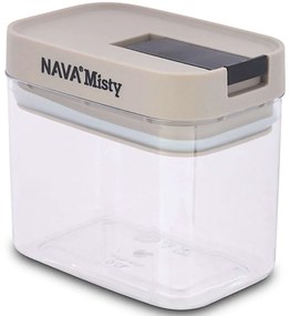 Δοχείο Αποθήκευσης Misty 10-174-040 11,5x7,5x10cm 500ml Clear-Beige Nava Πλαστικό