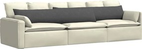 vidaXL Μαξιλάρι Καναπέ 2 pcs Σκούρο Γκρι 200 x 40 εκ.
