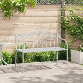 vidaXL Πάγκος Λευκό Μέταλλο 104 x 52.5 x 89 εκ. Χτισμένος για Διάρκεια