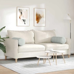 vidaXL Μαξιλάρια Στήριγμα 2 pcs Ανοιχτό γκρι Ø 25 x 70 cm