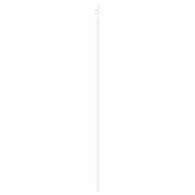 vidaXL Συρόμενη Πόρτα ORKDAL Λευκό 86 x 211 cm Ξύλο και μέταλλο