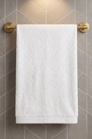Stewehome πετσέτα μπάνιου από 100% βαμβάκι Λευκό 100x145 cm
