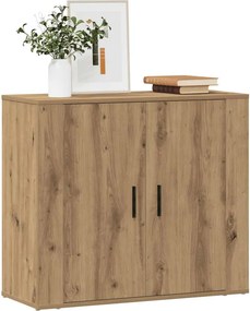 vidaXL Ντουλάπι Artisian Δρυς 80x33x70 εκ. από Επεξεργασμένο Ξύλο