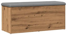 vidaXL Πάγκος αποθήκευσης  Artisan Oak 102x42x45 cm Κατασκευασμένο ξύλο