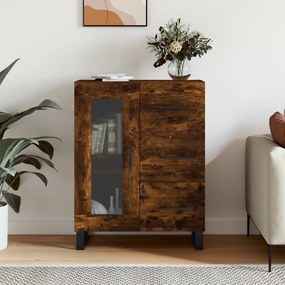 vidaXL Ντουλάπι Καπνιστή Δρυς 69,5 x 34 x 90 εκ. Επεξεργασμένο Ξύλο