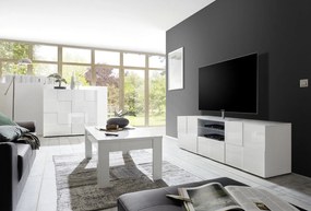 Έπιπλο Τηλεόρασης Λευκό 121x43x57