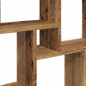 Ράφι κύβος τοίχου Παλιό ξύλο 90x15x119,5 cm Κατασκευασμένο ξύλο - Καφέ