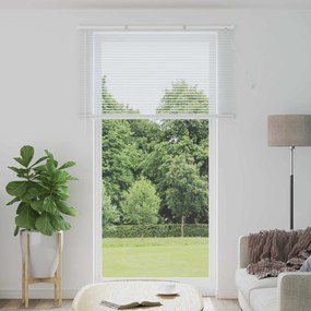 vidaXL Βενετσιάνικη Σκίαση Λευκός 213 x 150 εκ 25 mm PVC