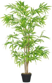 Outsunny Τεχνητό Μπαμπού, Τεχνητό Φυτό, Διακοσμητικό Φυτό με Γλάστρα, Τεχνητό Δέντρο, Διακόσμηση Δέντρου, 150 cm