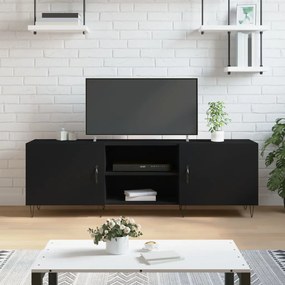 vidaXL Έπιπλο Τηλεόρασης Μαύρο 150x30x50 εκ. Επεξεργασμένο Ξύλο