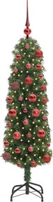 vidaXL Τεχνητό Χριστουγεννιάτικο Δέντρο με 150 LED Πράσινο 120 cm