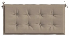 vidaXL Μαξιλάρι Πάγκου Κήπου Taupe 100x50x3 εκ. Ύφασμα Oxford