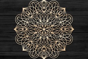 Intra απο ξύλο plywood 3mm-4mm πάχος 3D Mandala για Cricut Δίασταση 30x30 cm INTRAFABR-73706061