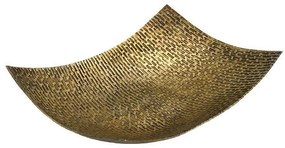 Μεταλλική Διακοσμητική Κουπ FL740 Fylliana Χρυσό Αντικέ 27x27x8 εκ. 27x27x8 εκ.