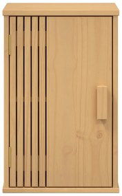 vidaXL Ντουλάπι Αποθήκευσης Μπάνιου 35x30x55 εκ από Μασίφ Ξύλο Πεύκου