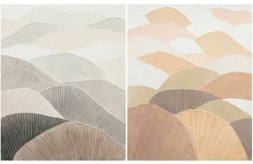 Καμβάς DKD Home Decor Τζίντζερ Καμβάς 80 x 3,7 x 100 cm