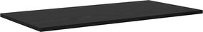 vidaXL Ράφι Βιβλίων 4 pcs Μαύρο 80 x 40 x 1,5 cm Επεξεργασμένο ξύλο