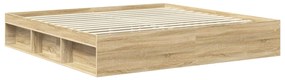 vidaXL Σκελετός Κρεβατιού Σονόμα 200 x 200 cm Στερεά ξυλεία πεύκου