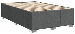 ΚΡΕΒΑΤΙ BOXSPRING ΜΕ ΣΤΡΩΜΑ ΣΚΟΥΡΟ ΓΚΡΙ 120X200 ΕΚ. ΥΦΑΣΜΑΤΙΝΟ 3293950