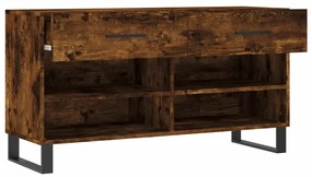 vidaXL Παπουτσοθήκη Καπνιστή Δρυς 102x35x55 εκ. από Επεξεργασμένο Ξύλο