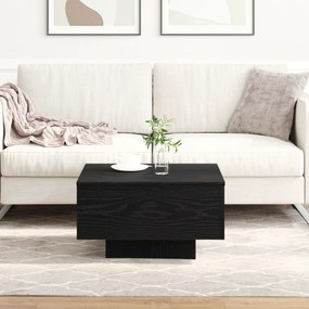 vidaXL Τραπεζάκι σαλονιού Μαύρο Δρυς 55x55x31 εκ από επεξεργασμένο ξύλο