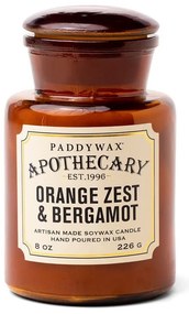 Κερί Σόγιας Αρωματικό Apothecary Orange Zest And Bergamot 226gr Paddywax Κερί Σόγιας