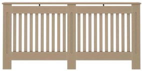 vidaXL Καπάκι Καλοριφέρ 2 pcs Καφέ 172 x 19 x 81,5εκ