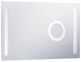vidaXL Καθρέφτης Μπάνιου Τοίχου με LED/Αισθητήρα Κίνησης 100 x 60 εκ.