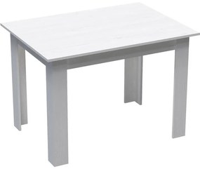 Τραπέζι Manka μελαμίνη σε λευκή απόχρωση 110x80x77εκ 110x80x77 εκ.