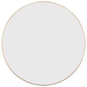 vidaXL Καθρέφτης Τοίχου Στρογγυλός Χρυσός Ø 60 εκ.