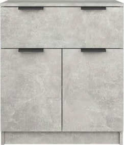 vidaXL Ντουλάπι Γκρι Σκυροδέματος 60x30x70 εκ. Επεξεργασμένο Ξύλο