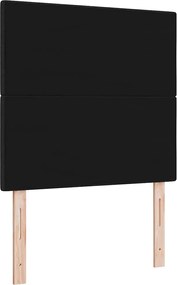 vidaXL LED κεφαλάρι με φώτα λωρίδας LED Μαύρο 100 cm Πολυεστέρας