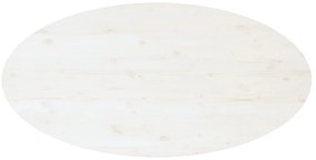 vidaXL Τραπεζάκι Σαλονιού Λευκό 110x55x45 εκ. από Μασίφ Ξύλο Πεύκου