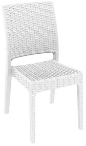 Καρέκλα Στοιβαζόμενη FLORIDA Λευκό PP 45x52x87cm