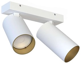 Φωτιστικό Οροφής - Σποτ Mono 7774 2xGU10 10W White-Gold Nowodvorski Metal, Plastic