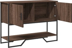 vidaXL Τραπέζι Κονσόλα Καφέ Δρυς 100x35x74,5 εκ. Επεξεργασμένο Ξύλο