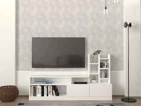 Σύνθεση Τηλεόρασης Λευκό CRETRO 164.4x25x91.3