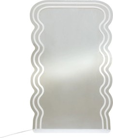 Διακοσμητικός Καθρέφτης Τοίχου Με LED & USB A-S Wavy 213750