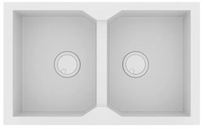 Sanitec Granite 806 Bianco Νεροχύτης 79 2B