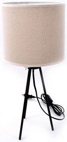 Επιτραπέζιο Φωτιστικό Νο4 Καφέ - Μπέζ 20x20x44 εκ. 20x20x44 εκ.