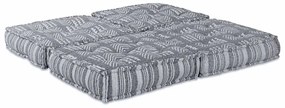vidaXL Μαξιλάρι 2 pcs Ανοιχτό γκρι 70 x 70 x 36 εκ Πολυεστέρας
