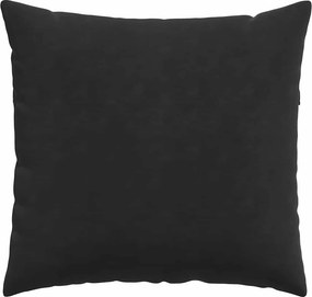 vidaXL Μαξιλάρι Καναπέ 2 τμχ. Βελούδο Μαύρο 45 x 45 cm