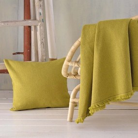 Ριχτάρι Sebastiao Green Ρυθμός Armchair 160x180cm Cotton-Polyester