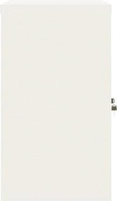 vidaXL Αρχειοθήκη Λευκή 90 x 40 x 70 εκ. από Ατσάλι