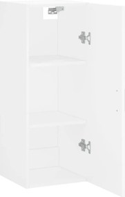 vidaXL Ντουλάπι Τοίχου Λευκό 34,5 x 34 x 90 εκ.