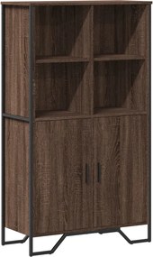 vidaXL Ντουλάπι Καφέ Δρυς 79,5x35,5x137,5 εκ. Επεξεργασμένο Ξύλο