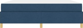 vidaXL Σκελετός Κρεβατιού Μπλε 180 x 200 cm ύφασμα