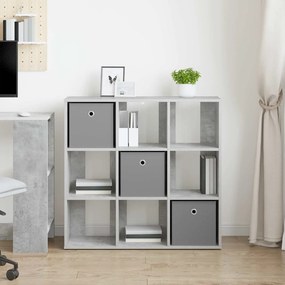 vidaXL Πλαϊνό γραφείο Σκυρόδεμα Γκρι 88,5 x 29 x 84,5 εκ.