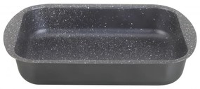 Ταψί Oliver Voltz OV51222N25S, 25 cm, Μαρμάρινο φινίρισμα, Ορθογώνιο, Μαύρο